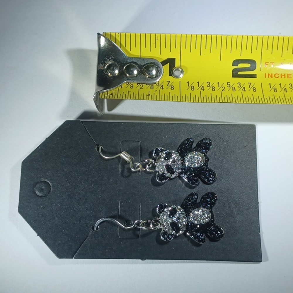 Panda Bear Earrings Handmade Hostpick - Picture 2 of 3